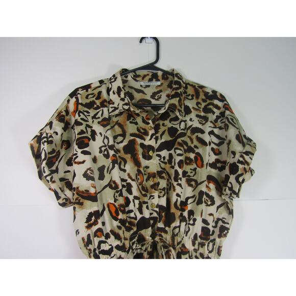 Speed Control Top Womens Large Boho Cottagecore Animal Retro Whimsigoth Capsule - Picture 3 of 12